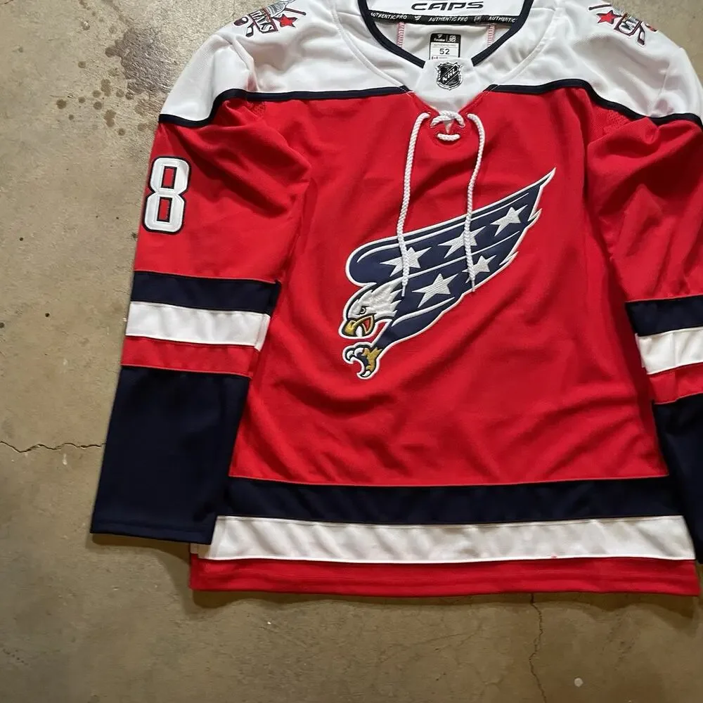 Logan Thompson - Washington Capitals 2025 Screaming Eagle Jersey - Men’s Large - Picture 6 of 6